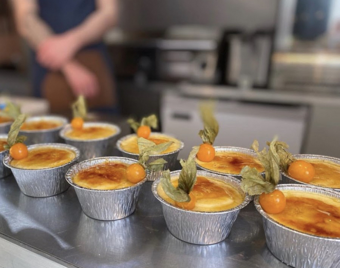 crema catalana, Spanish dessert from our foodtruck in Göteborg